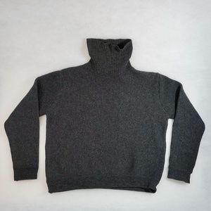 Heather & Tweed 💯 Lambswool Turtleneck Sweater Women's L